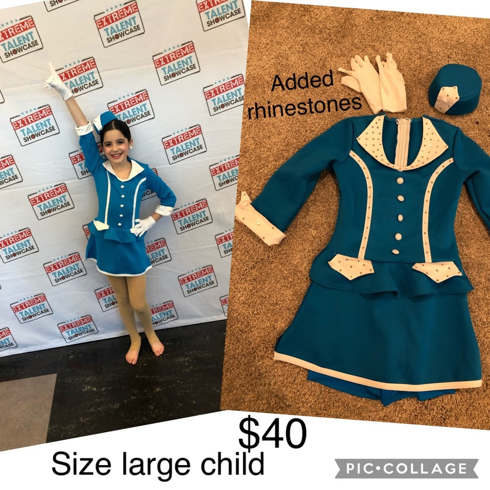Weissman flight attendant dance costume - size large child